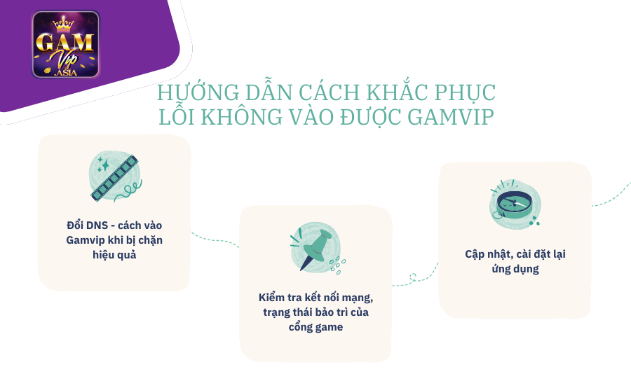 Hướng dẫn cách khắc phục lỗi không vào được Gamvip