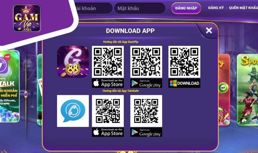 Hướng dẫn tải Gamvip về điện thoại iOS, Android cho tân binh