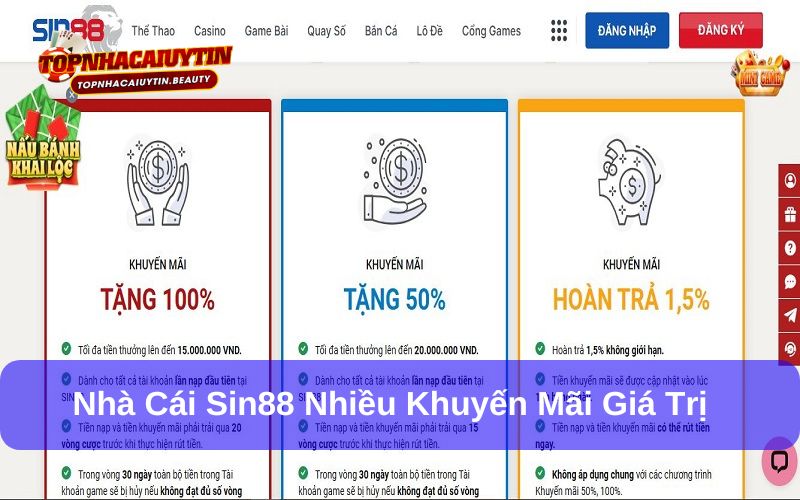 Đặc điểm nổi bật tại Sin88 là gì